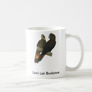 Glossy Black Cockatoo Pair Buchhandlung Promo Tasse