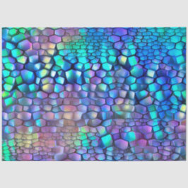 Glossy Blue Lila Wall Street Seidenpapier