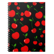 Glossy Cherry Muster Notebook