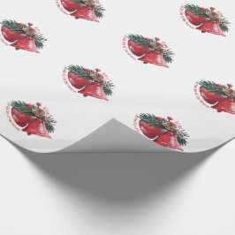 Glossy Christmas Wrapping Paper - Ring in the Joy Geschenkpapier