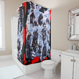 GLOSSY COSMO SHOWER CURTAIN! DUSCHVORHANG