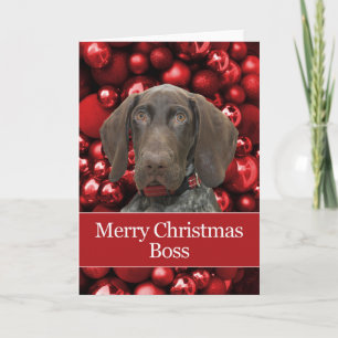 Glossy Grizzly Boss Frohe Weihnachten