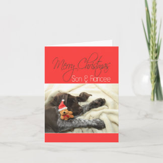 Glossy Grizzly Son & Amie Merry Christmas Feiertagskarte