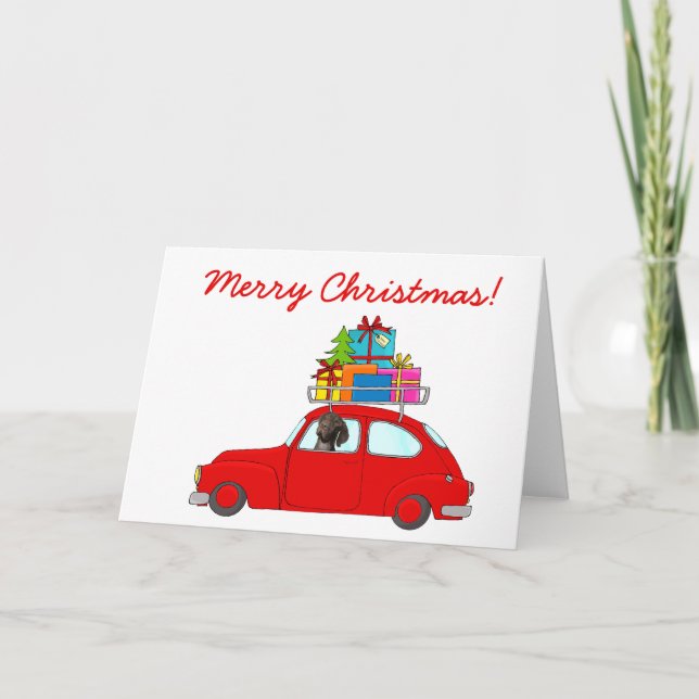 Glossy Grizzy Weihnachtskarte Feiertagskarte (Vorderseite)