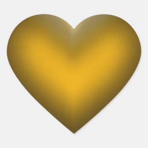 Glossy Heart Herz-Aufkleber