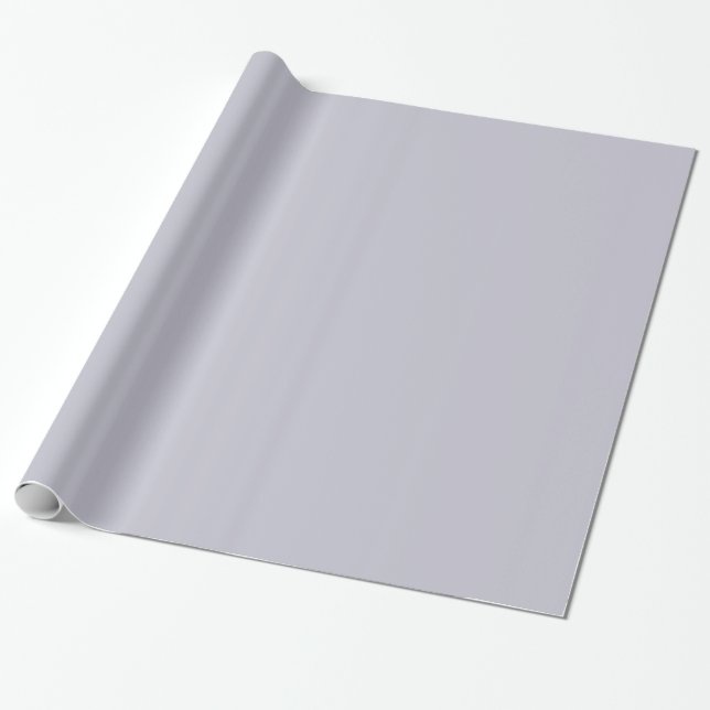 Glossy Lavender Gray Wrapping Paper Geschenkpapier (Ungerollt)