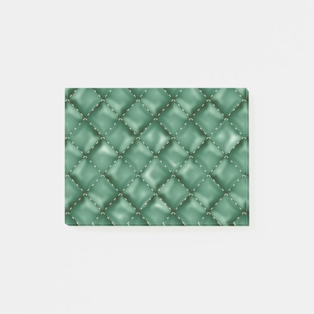 Glossy Leather Textur 3 Post-it Klebezettel (Vorderseite)