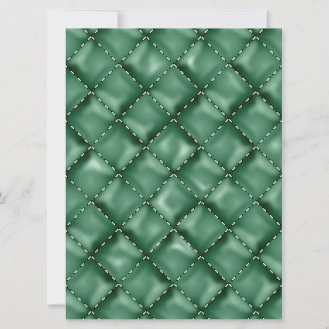 Glossy Leather Textur 3 Save The Date (Vorderseite)