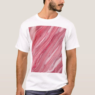 Glossy Nail Polnisch: Texturierter Hintergrund T-Shirt