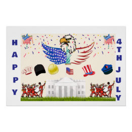 Glossy Poster -4. Juli