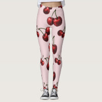 Glossy Red Cherries Retro Glam "Juicy & Sweet"