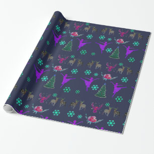 Glossy Wrapping Paper für schöne Feiertage Geschenkpapier