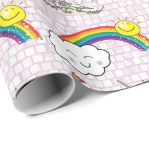 Glossy Wrapping Paper Unicorn Regenbogen Geschenkpapier
