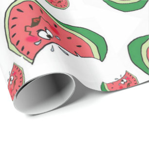 Glossy Wrapping Paper Wassermelonen Geschenkpapier