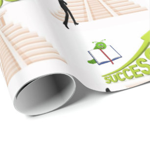 Glossy Wrapping Paper Women's Success Geschenkpapier