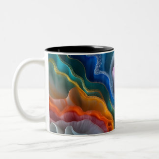 Glossyposter Zweifarbige Tasse