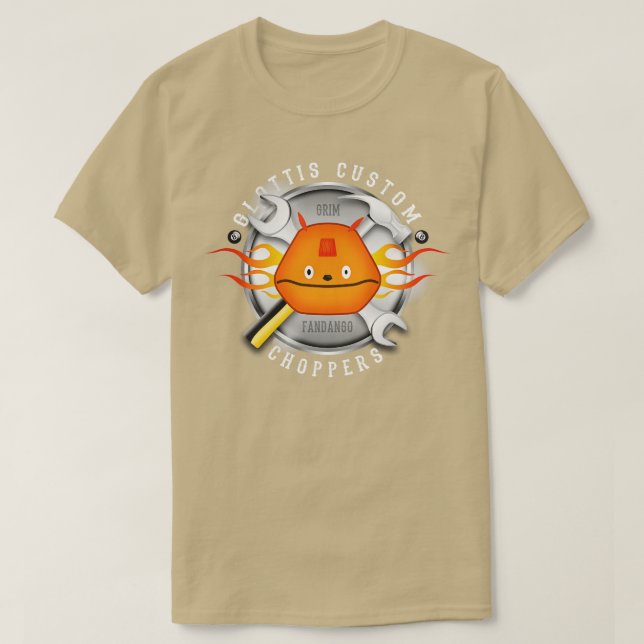 Glottis Custom Choppers T-Shirt (Design vorne)