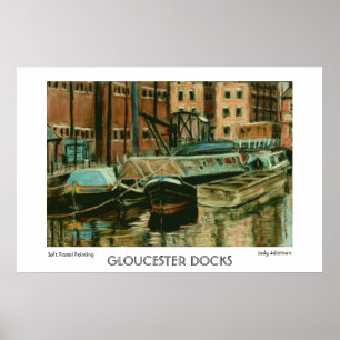 Gloucester-Docks Druck oder Plakat