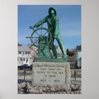 Gloucester Fishermen Memorial Poster