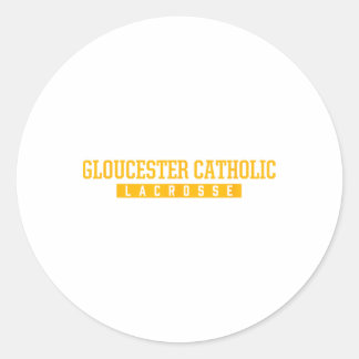Gloucester katholic High School Lacrosse Runder Aufkleber
