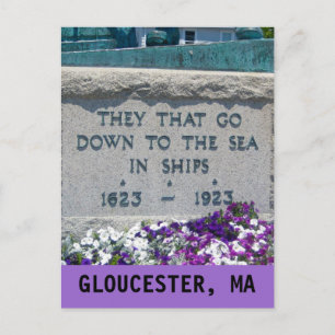 GLOUCESTER, MA POSTCARD POSTKARTE