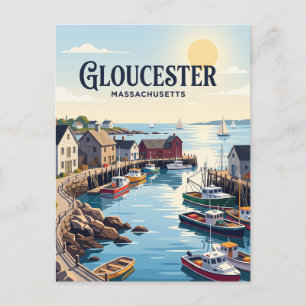 Gloucester, Massachusetts Postkarte