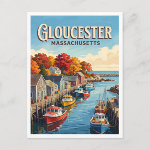 Gloucester Massachusetts Postkarte