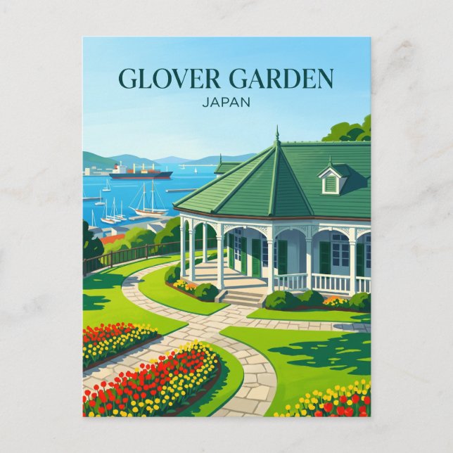 Glover Garden Japan Postkarte (Vorderseite)