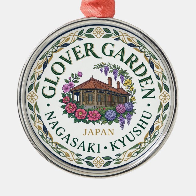 Glover Garten Japan Ornament Aus Metall (Vorne)