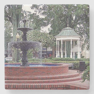 Glover Park Fountain Marietta, Ga. Marble Stone Co Steinuntersetzer