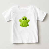 Glow Buddy - Niedliches Green Ghost-T-Shirt
