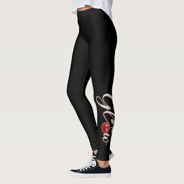 Glow Cherry – Glam Women’s Leggings (Links)