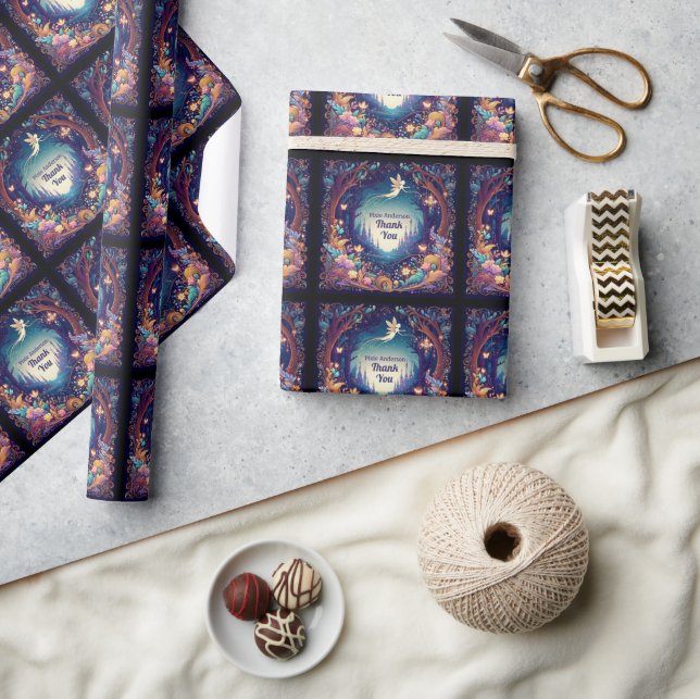 Glow Fairy Party Thema - Märchen nach Dunkelheit Geschenkpapier (Kunsthandwerk)