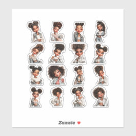 Glow Getter 16 Editorial Stickers Aufkleber