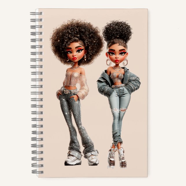 Glow Getter Duo Spiral Notizbuch (Vorderseite)