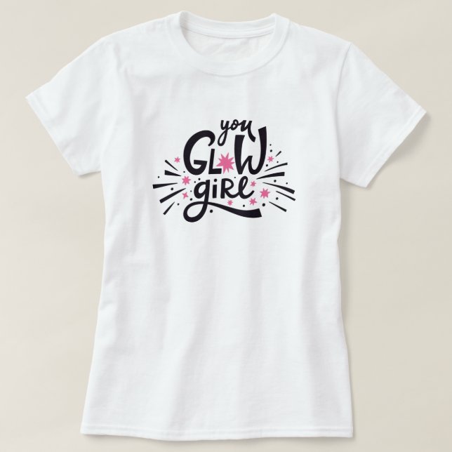 Glow Girl T - Shirt (Design vorne)