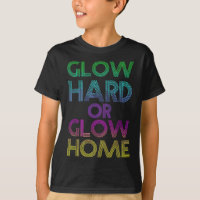 Glow Hard oder Glow Zuhause Rave Party Neon gestör