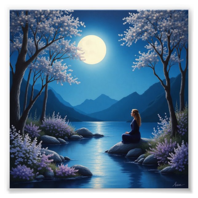 Glow-In-The-Dark Acrylic Paintings! 🎨🌟  Fotodruck (Vorne)