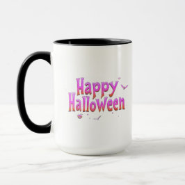 Glow-in-the-Dark Happy Halloween Tasse