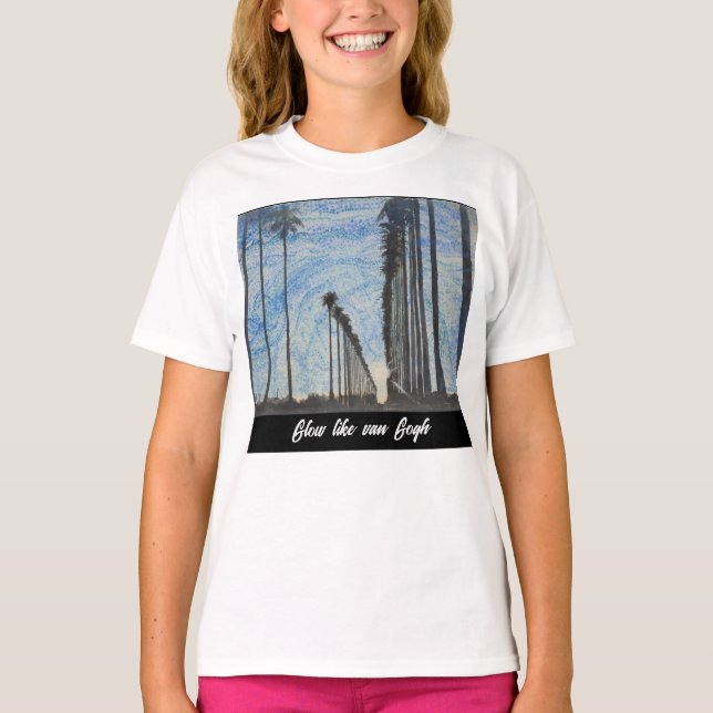 Glow Like van Gogh T - Shirt (Vorderseite)