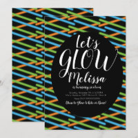 Glow Lines Birthday Confetti Neon glühen in Dunkel