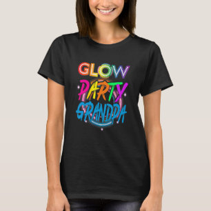 Glow Party Opa Paint Splatter Effekt Glow Pa T-Shirt