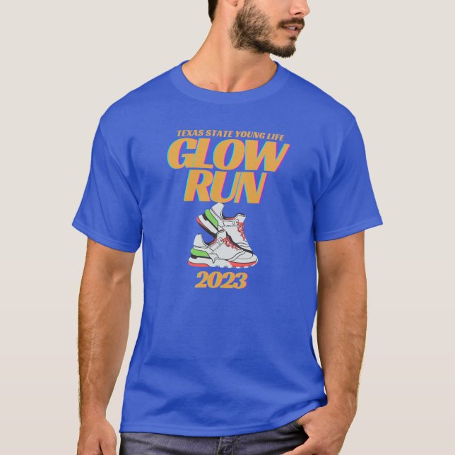 Glow Run T - Shirt (Vorderseite)