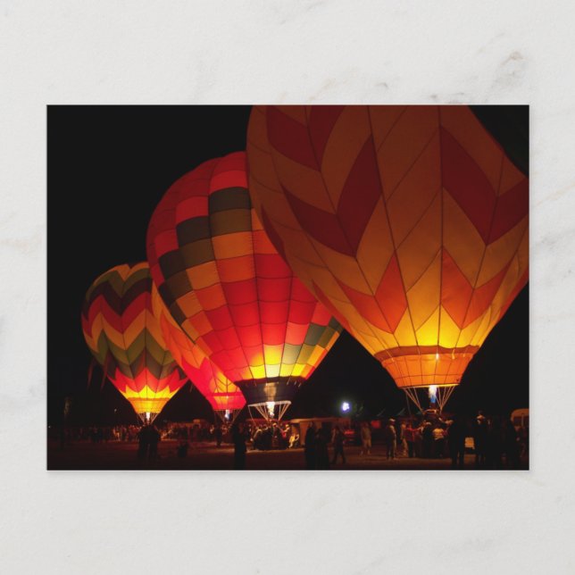 Glow Show Postkarte (Vorderseite)