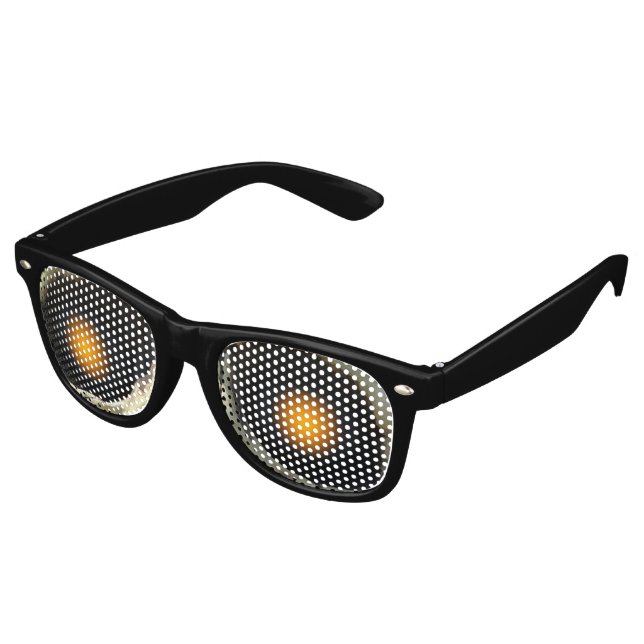 Glow Skull Sonnenbrille (Schrägansicht)
