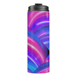 Glow Stripes - Vibrant & Dynamic Thermosbecher