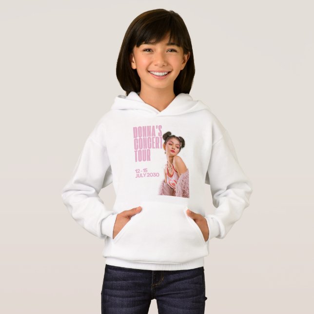 Glow Up T-Shirt Hoodie (Vorne ganz)