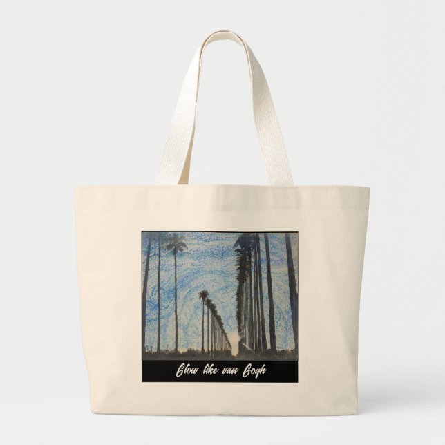 Glow wie van Gogh Tasche (Vorne)