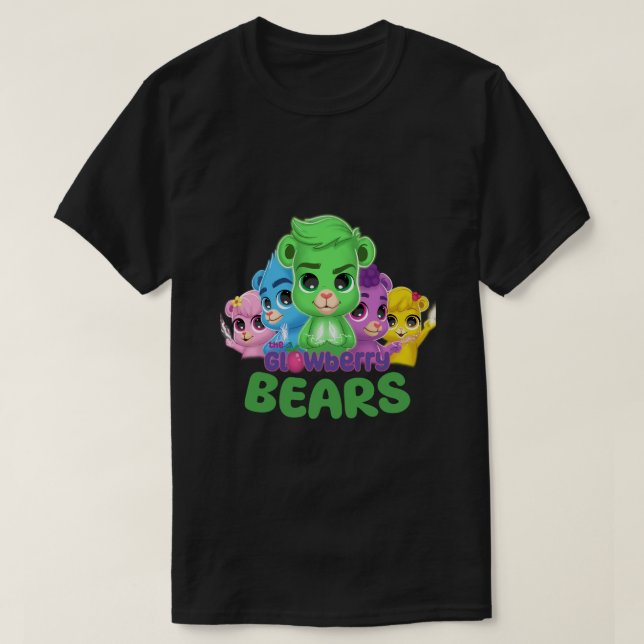 Glowberry Bears Erwachsene T - Shirt (Design vorne)