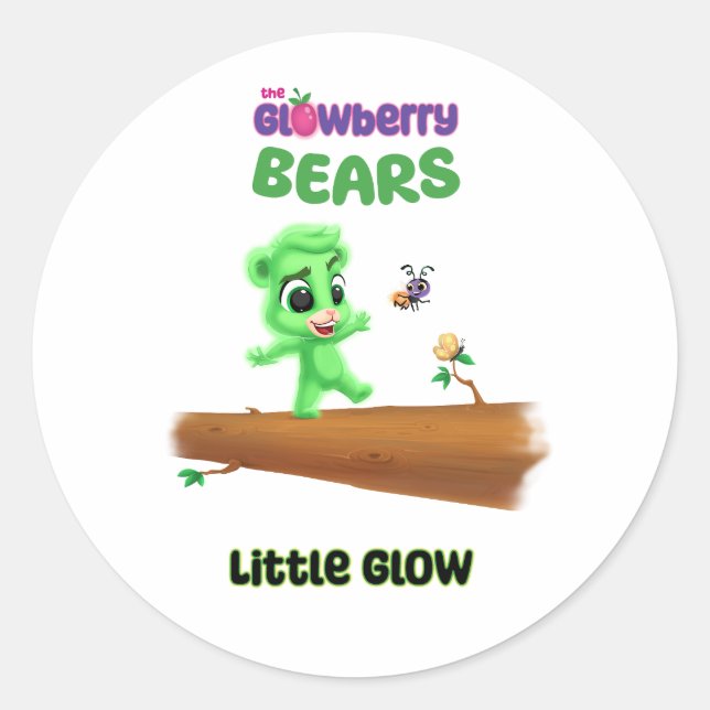 Glowberry Bears Little Glow Sticker (Vorderseite)